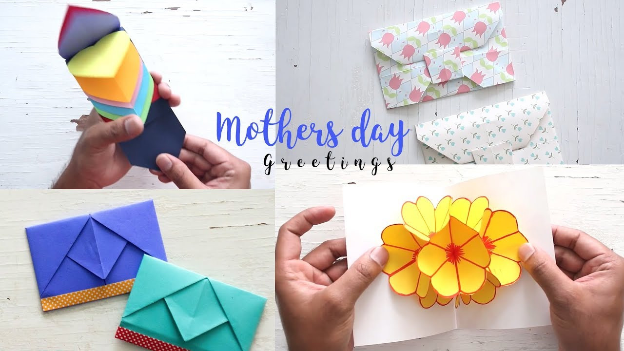 Cute Mothers Day Card Ideas
 4 Beautiful And Easy Mother s Day Cards Ideas