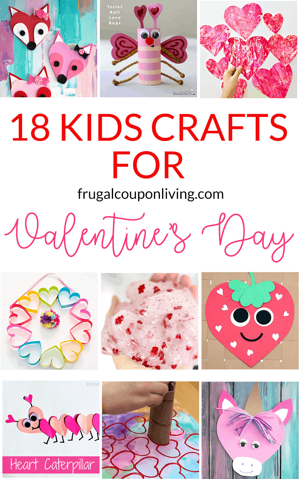 Cute Valentines Day Crafts
 18 Super Cute DIY Valentines Crafts for Kids