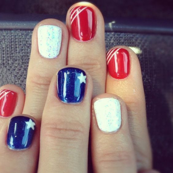Diy 4th Of July Nails
 Amazing Fourth of July Nail Art Designs for Teens