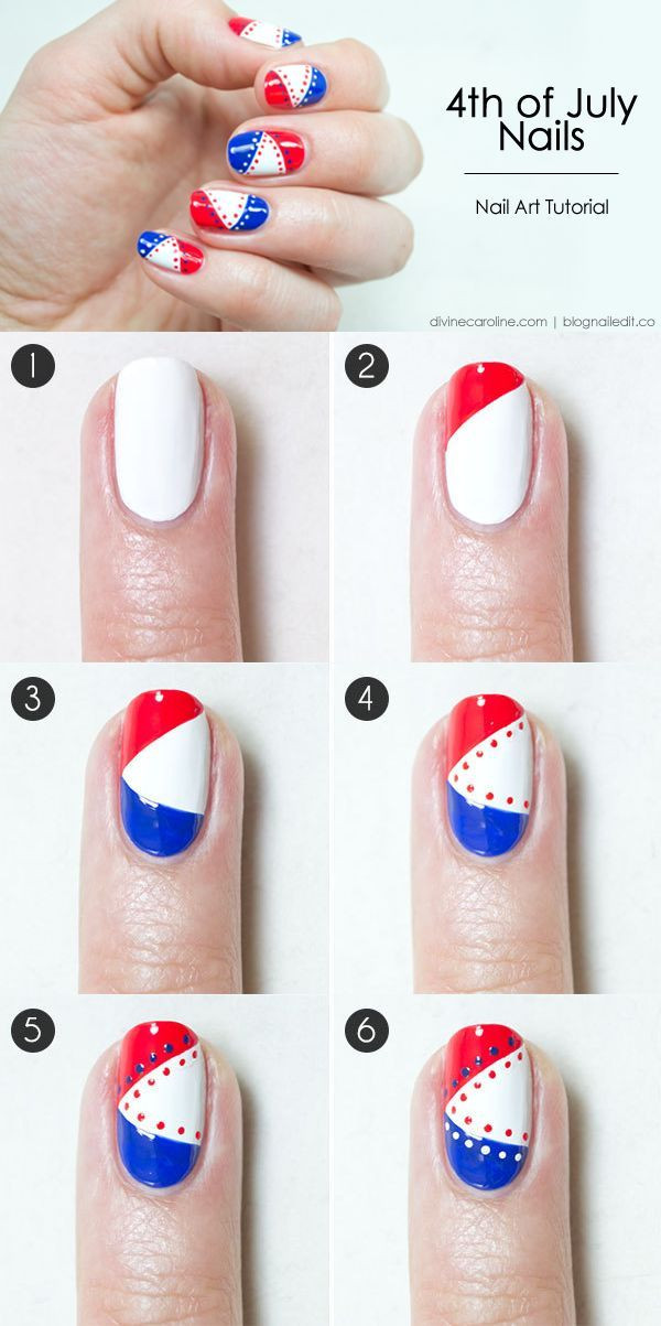 Diy 4th Of July Nails
 8 DIY Nail Designs Perfect for the 4th of July Tutorials
