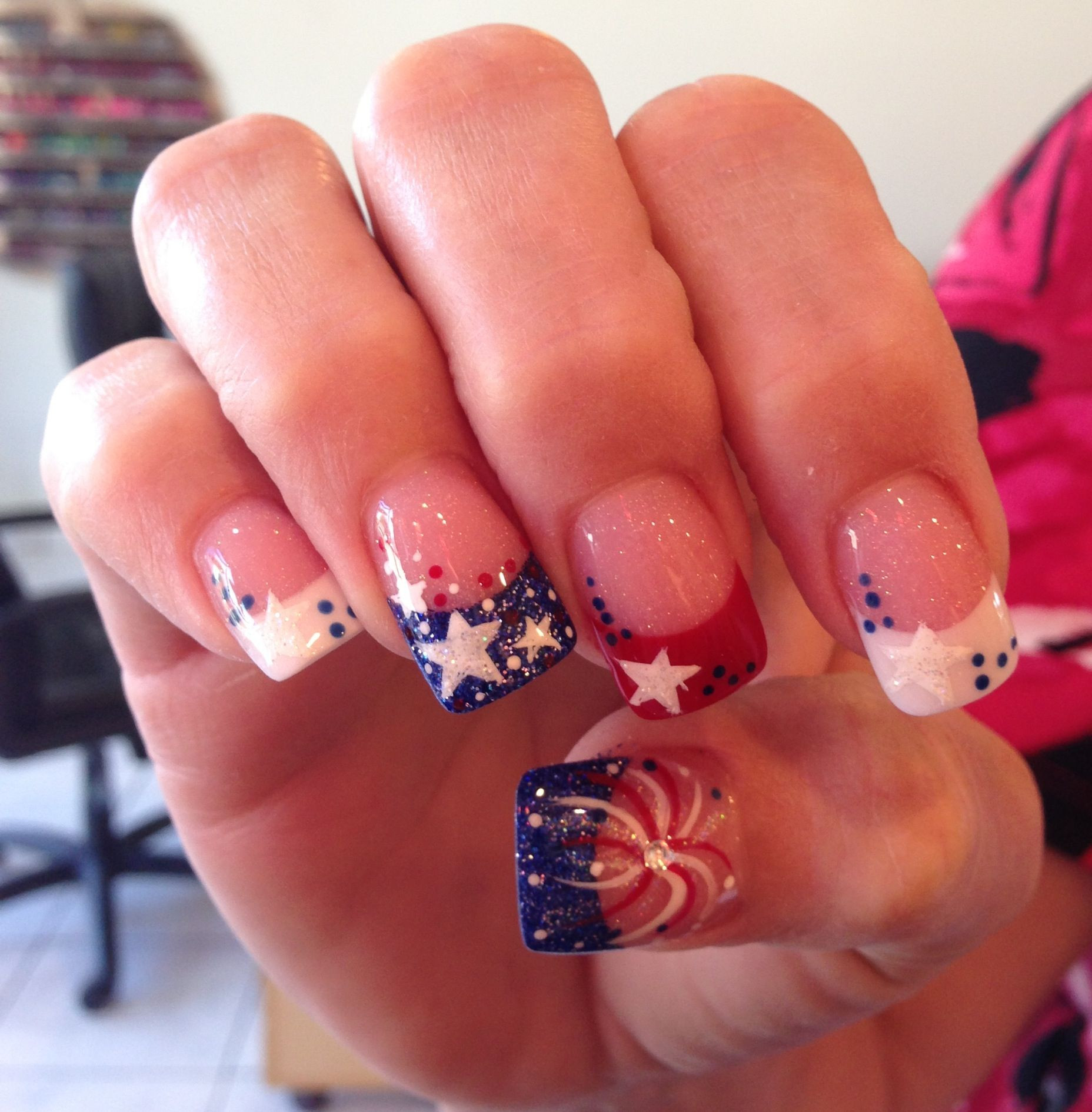 Diy 4th Of July Nails
 Fourth of July