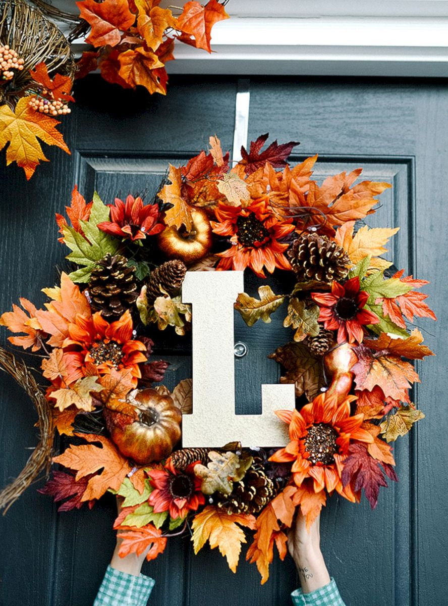 Diy Fall Wreath Ideas
 Best Ideas To Create Fall Wreaths Diy Top 30 Handy