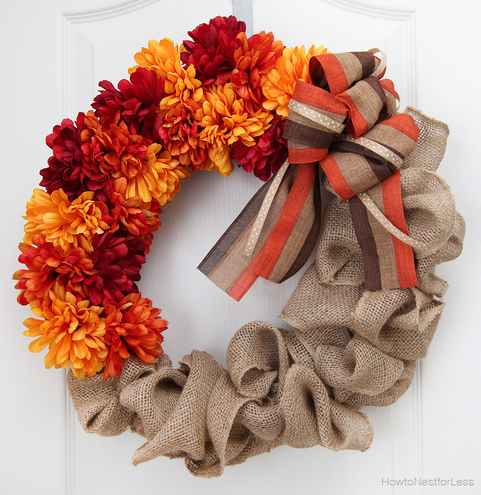 Diy Fall Wreath Ideas
 13 DIY Fall Wreaths For Your Front Door