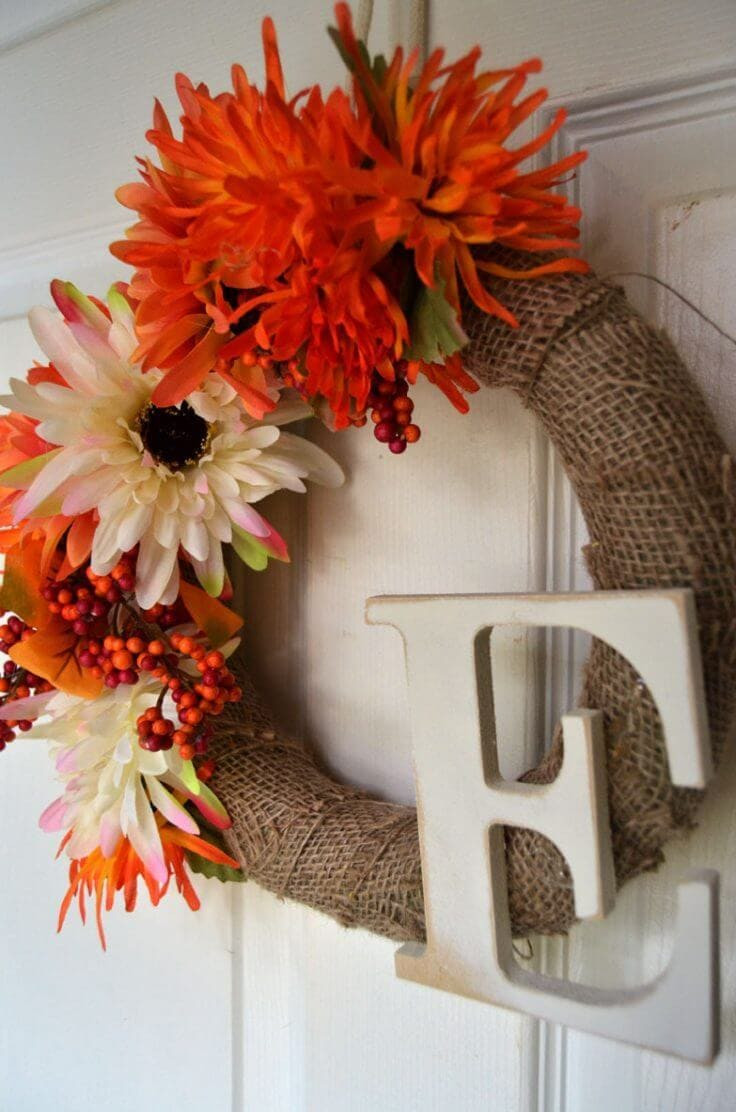 Diy Fall Wreath Ideas
 DIY Easy Fall Wreaths 10 Great Seasonal Decor Ideas