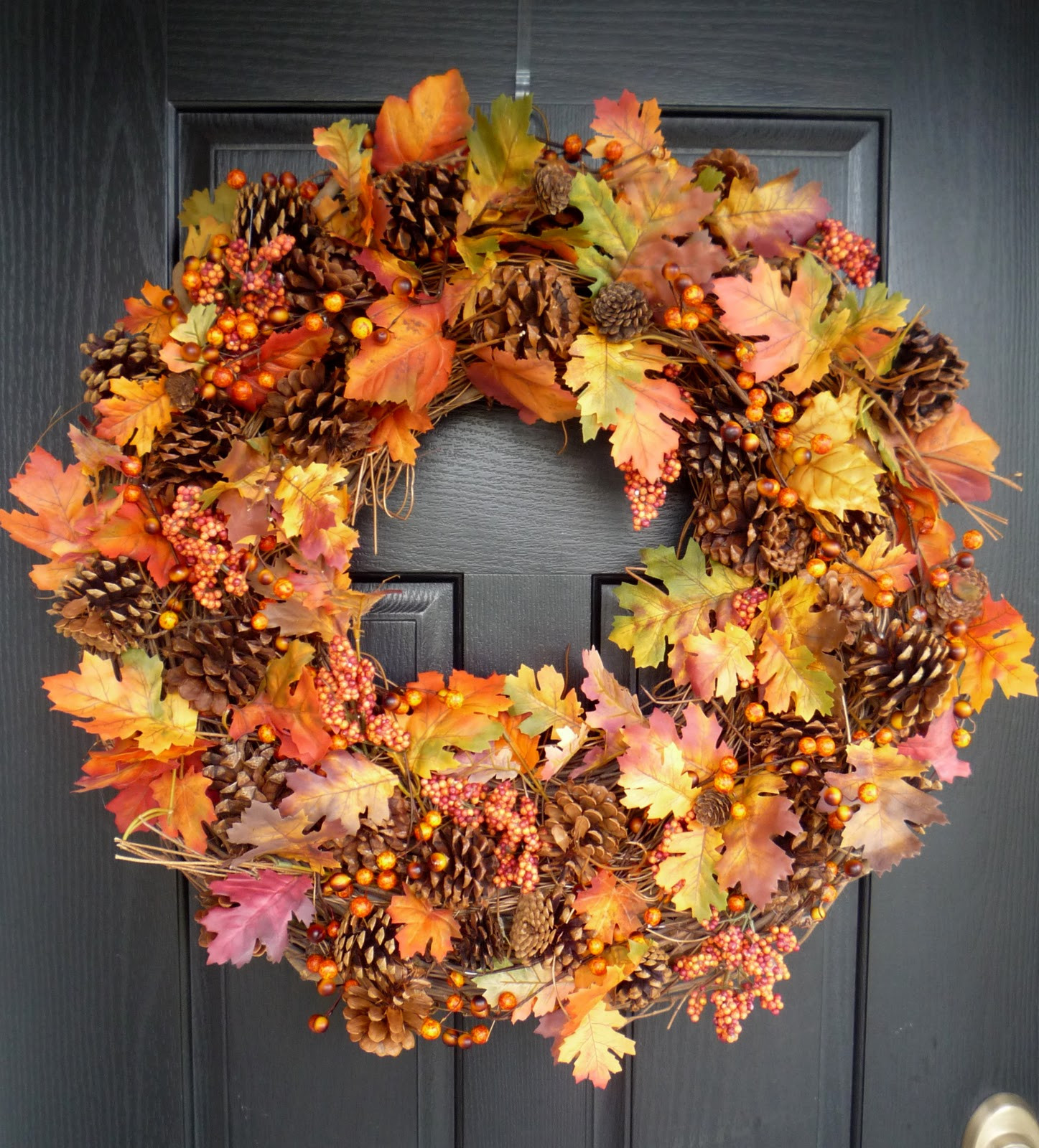 Diy Fall Wreath Ideas
 Crafty Sisters "Plump" Fall Wreath