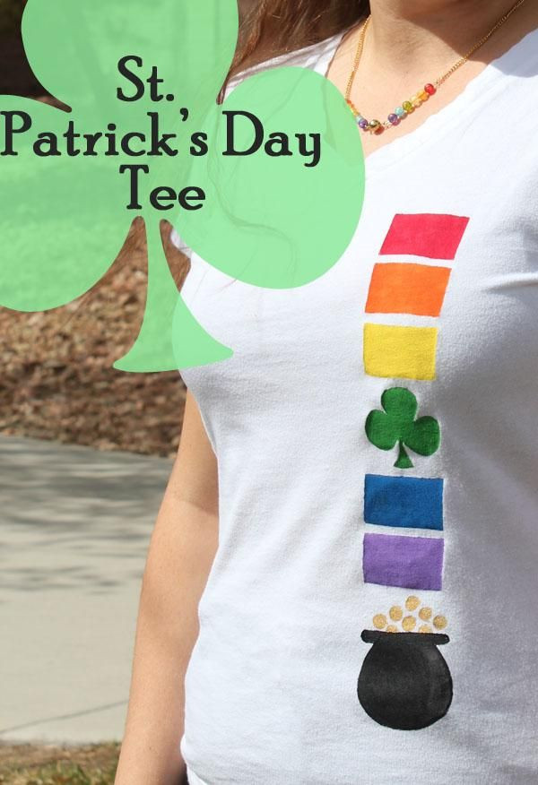 Diy St Patrick's Day Shirt
 DIY Clothes DIY St Patricks Day Shirt