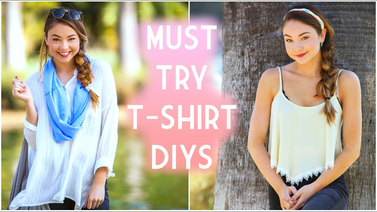 Diy Summer Shirts
 Easy Spring Summer DIY Ideas Repurpose Old T Shirts