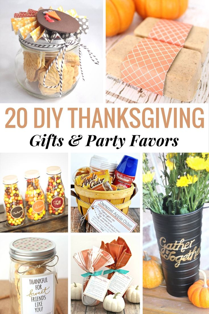 Diy Thanksgiving Gifts
 Here are 20 DIY Thanksgiving Gift and Party Favors that