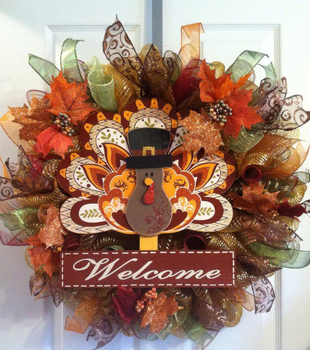 Diy Thanksgiving Wreaths
 20 Super Cool DIY Thanksgiving Decorations For Your Home