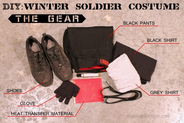 Diy Winter Soldier Costume
 Simple DIY Winter Sol r Costume