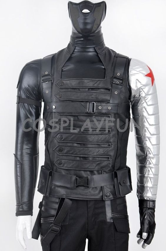 Diy Winter Soldier Costume
 Details about Captain America Winter Sol r Bucky Barnes