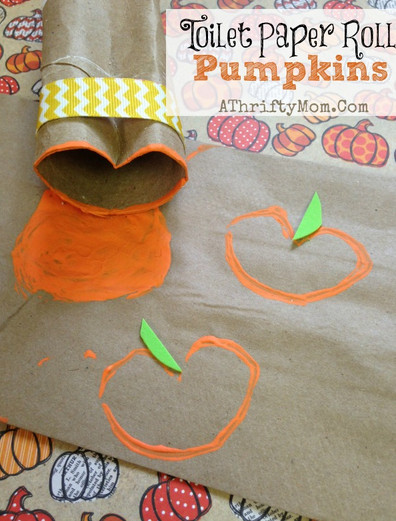 Dltk Thanksgiving Crafts
 DIY Pumpkin Stamps Toilet Paper roll crafts Fall