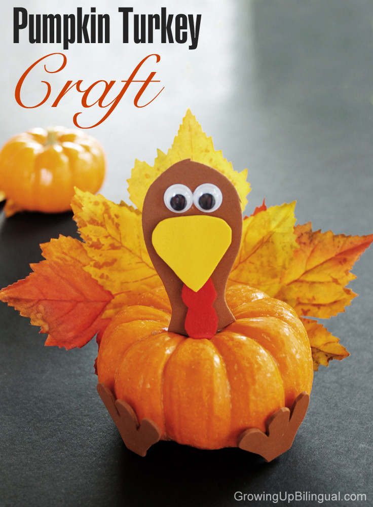 Dltk Thanksgiving Crafts
 Pumpkin Turkey Thanksgiving Craft for Kids Growing Up
