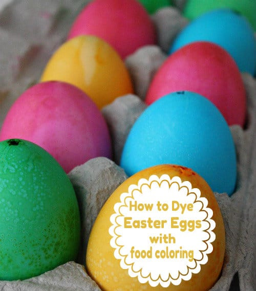Dyeing Easter Eggs With Food Coloring
 How to dye eggs with food coloring
