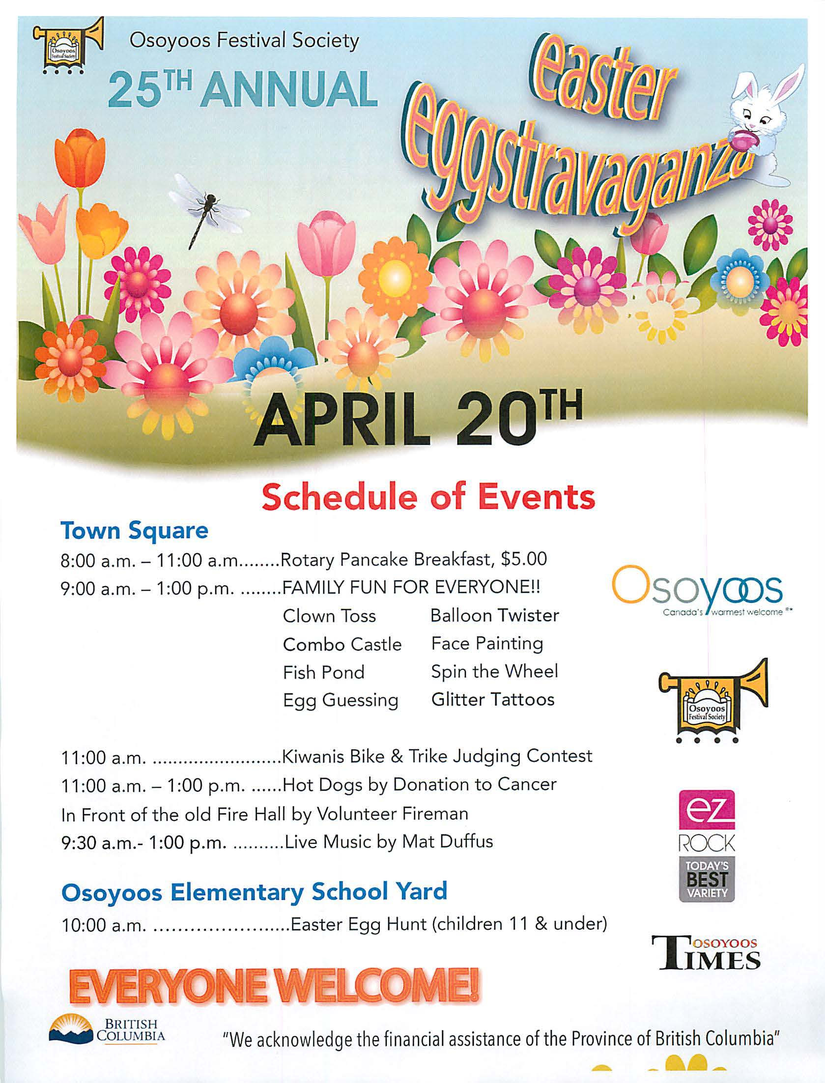 Easter 2020 Activities
 25th Annual Easter Eggstravaganza April 20 2019