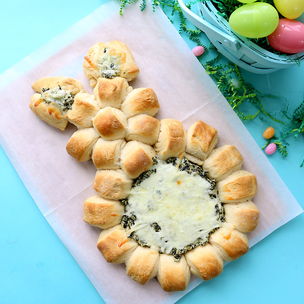 Easter Appetizer Ideas
 Easter bunny spinach dip easy Easter appetizer It s
