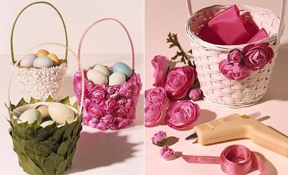 Easter Basket Decorating Ideas
 Easter basket ideas for a colorful holiday and festive mood