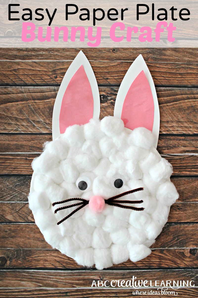 Easter Bunny Crafts For Toddlers
 Easy Paper Plate Bunny Craft for Kids