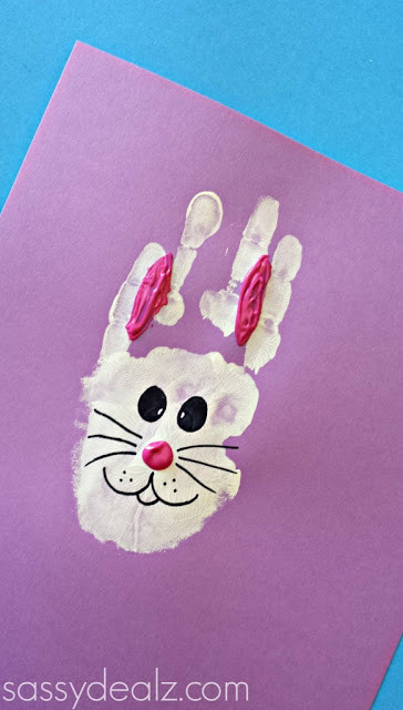 Easter Bunny Crafts For Toddlers
 Handprint Spring Crafts for Kids Building Our Story