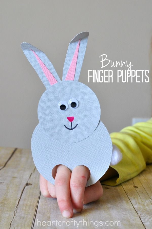 Easter Bunny Crafts For Toddlers
 Incredibly Cute Bunny Finger Puppets