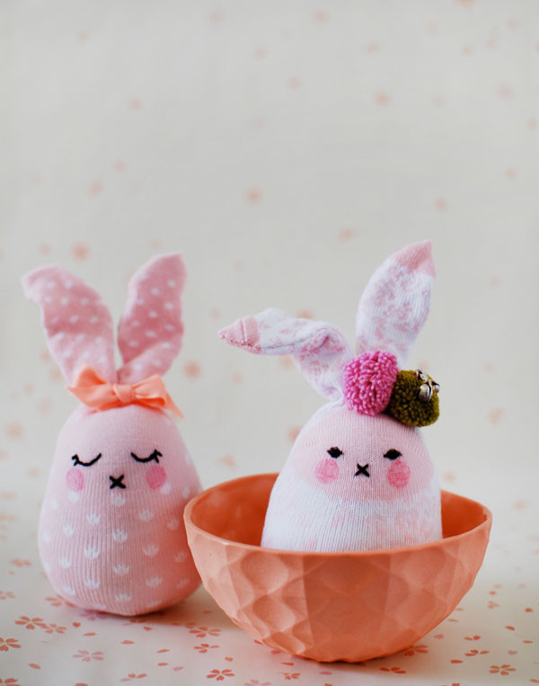 Easter Craft
 How to Make Easter Bunny Softies From Socks