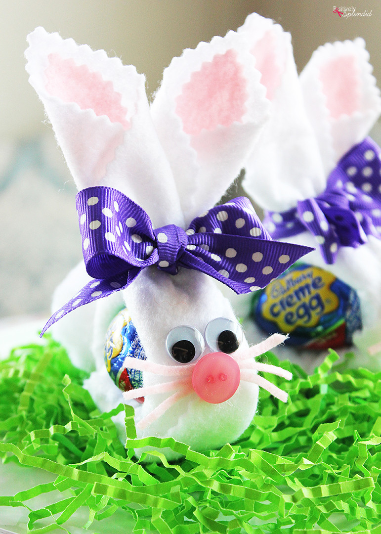 Easter Craft
 Felt Cadbury Bunny Easter Craft Idea Perfect for Easter
