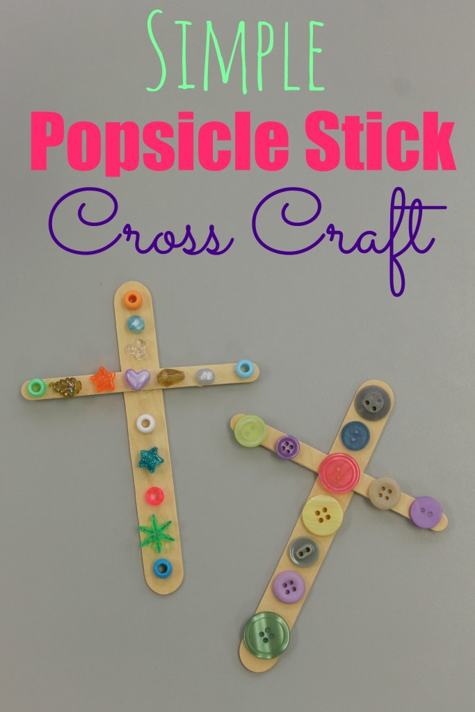 Easter Crafts For Sunday School
 Simple Cross Craft Happy Home Fairy