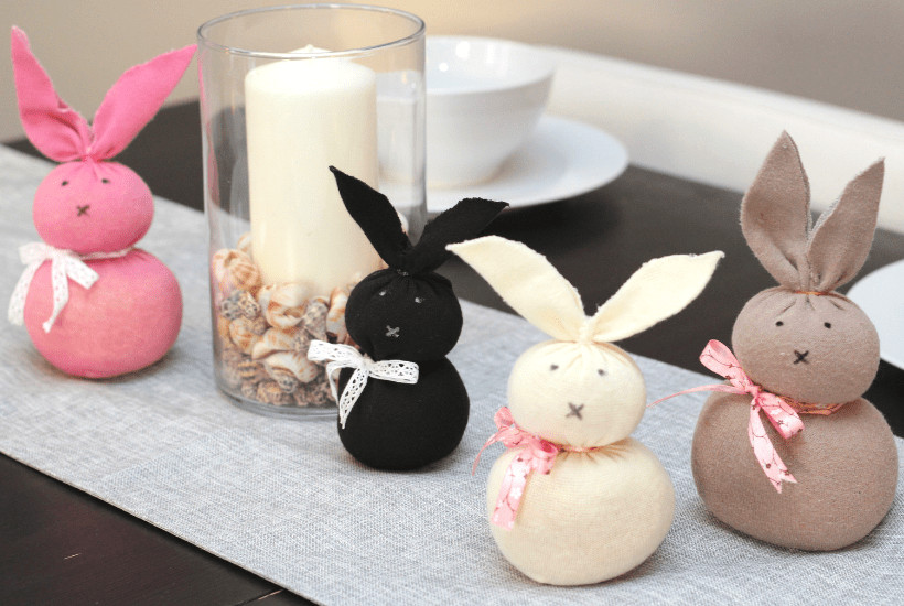 Easter Crafts To Make And Sell
 The Easiest Easter Bunny Craft using Unmatched Socks No Sew