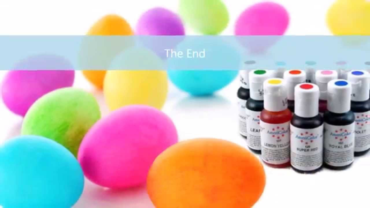 Easter Egg Dye Food Coloring Chart
 How to Dye or Color Easter Eggs with Food Coloring and