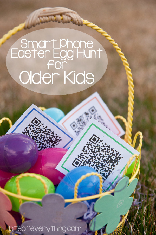 Easter Egg Hunt Ideas For Kids
 Smart Phone Easter Egg Hunt for Older Kids