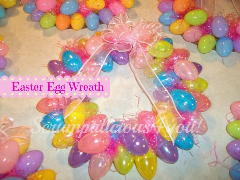 Easter Egg Wreath Diy
 Scrumptilicious 4 You Easter Egg Wreath DIY