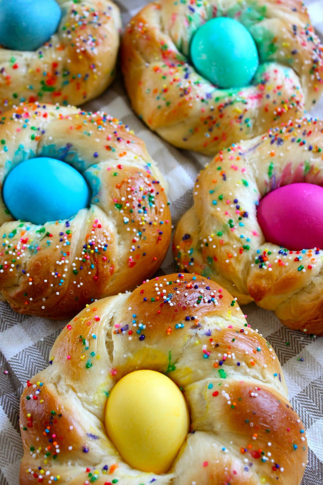 Easter Food
 The Cultural Dish Recipe Italian Easter Egg Bread