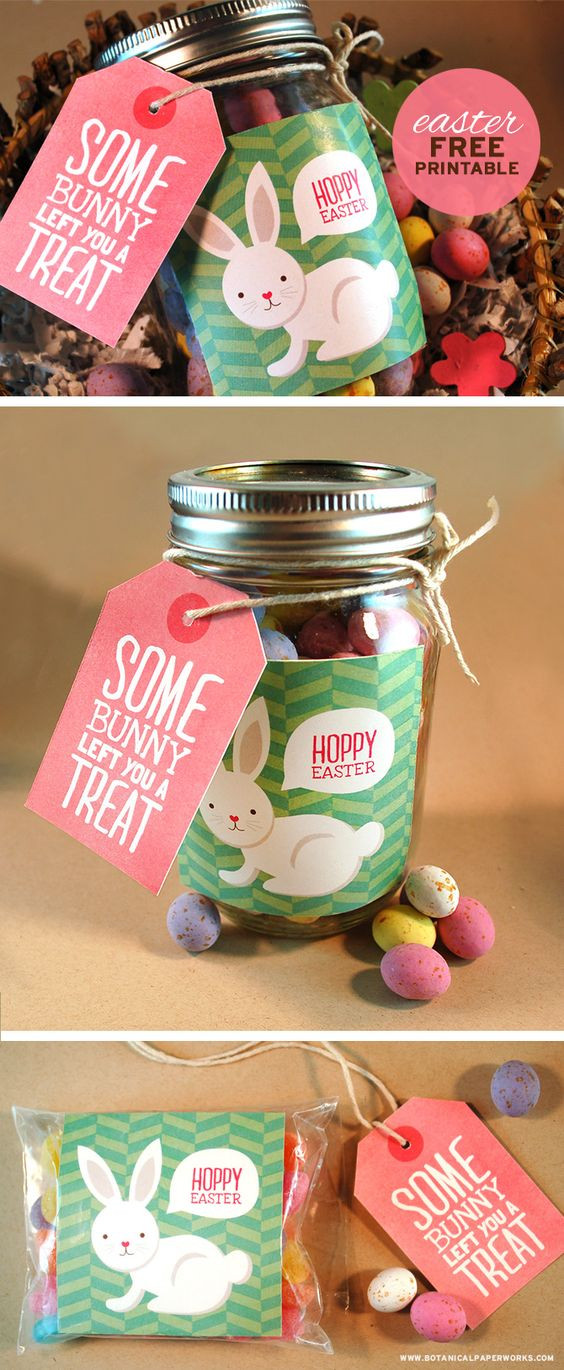 Easter Gifts For Friends
 These adorable free printables are a great way to dress up