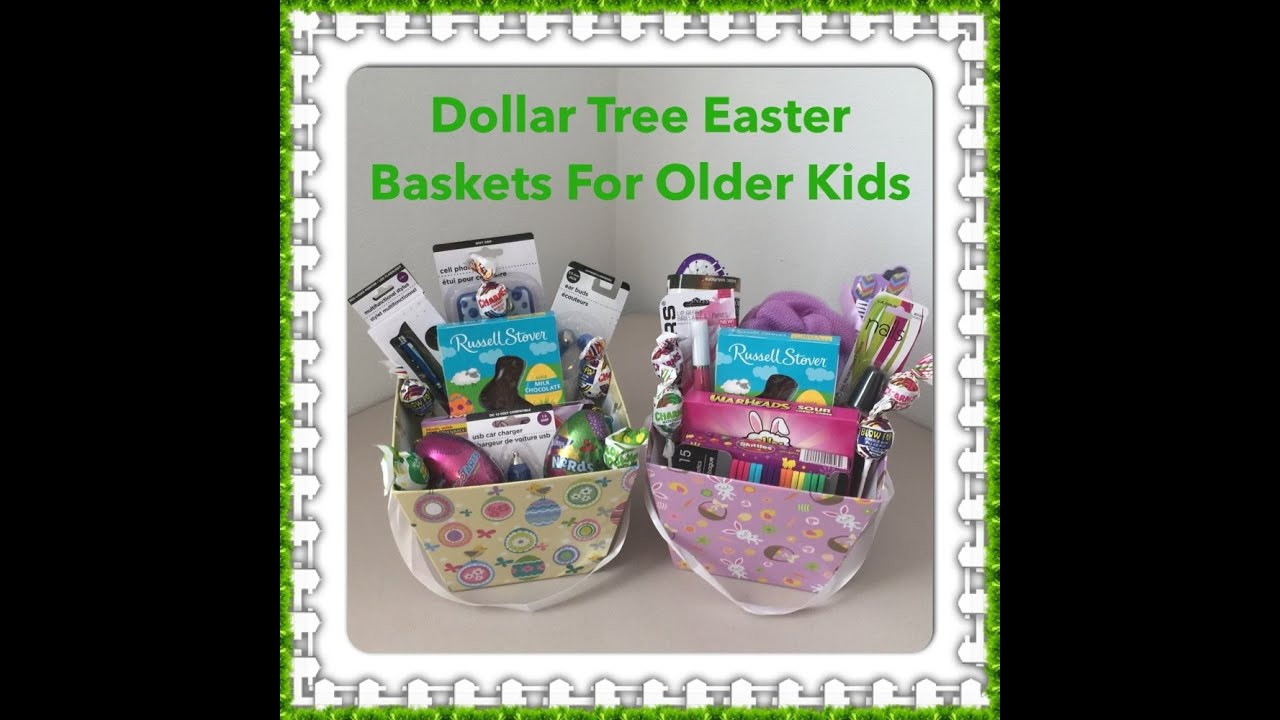 Easter Ideas For Older Kids
 Dollar Tree Easter Baskets for Older Kids