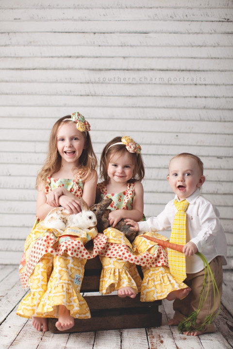 Easter Picture Ideas For Siblings
 Blessed Knoxville Family grapher Southern Charm