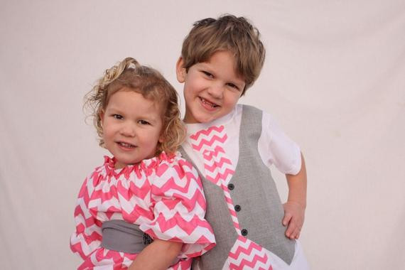 Easter Picture Ideas For Siblings
 Brother sister outfits Chevron Easter sibling by haddygrace
