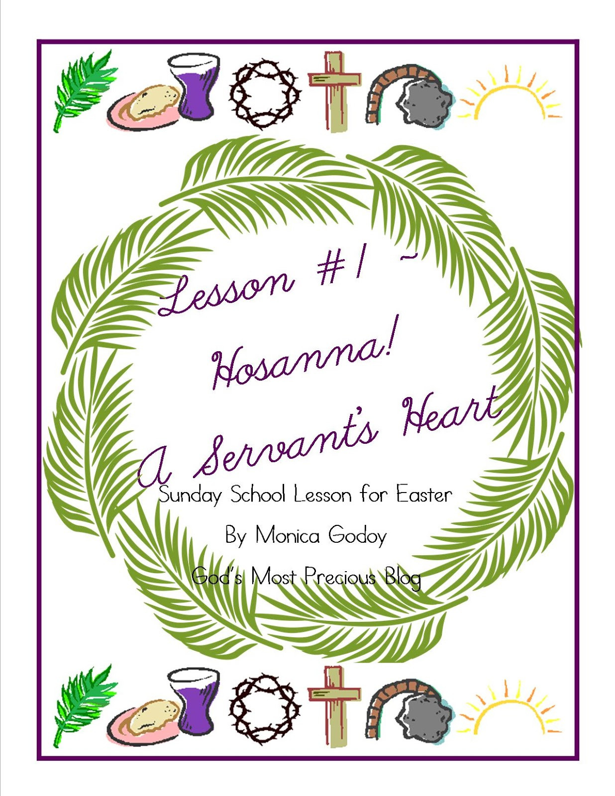 Easter Sunday School Activities
 God s Most Precious Easter Sunday School Lesson 1 PRINTABLE