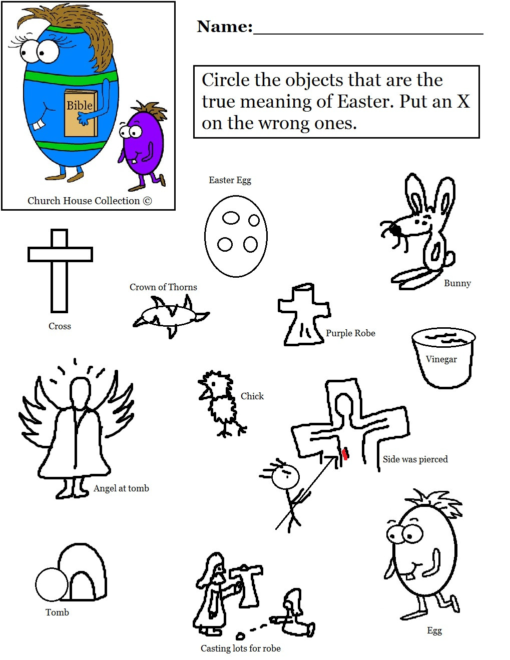 Easter Sunday School Activities
 Church House Collection Blog February 2013