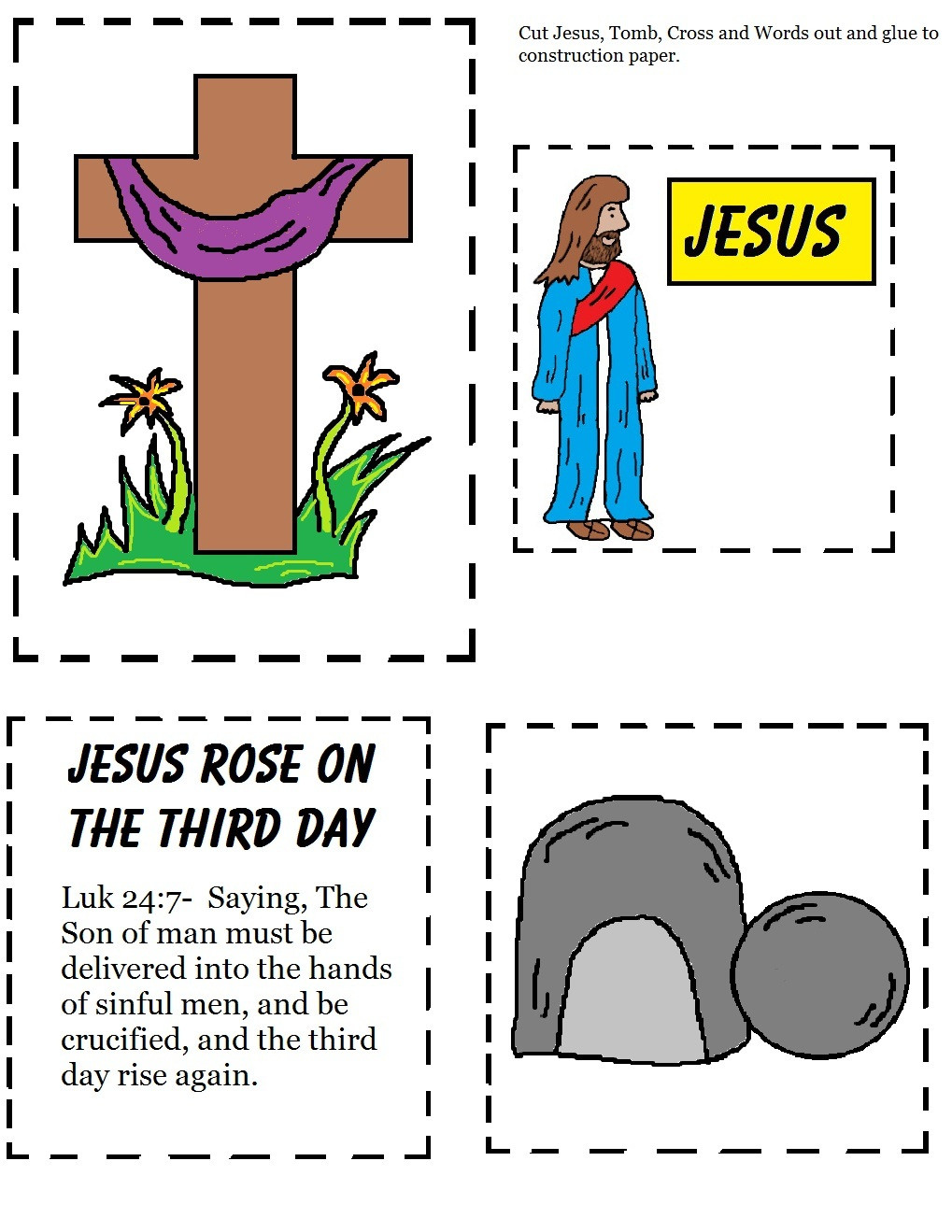 Easter Sunday School Activities
 The Walnut Acre Chronicles Easter Coloring Page and