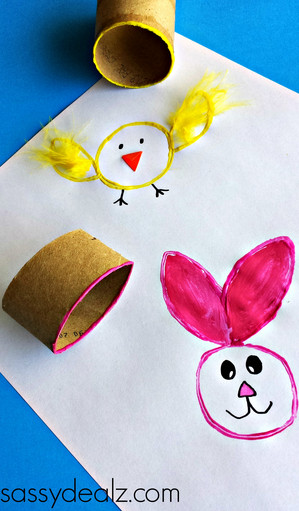 Easter Toilet Paper Roll Crafts
 Toilet Paper Roll Easter Crafts Crafty Morning