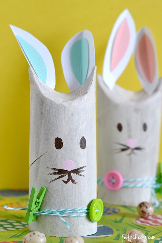 Easter Toilet Paper Roll Crafts
 Toilet Paper Roll Bunnies