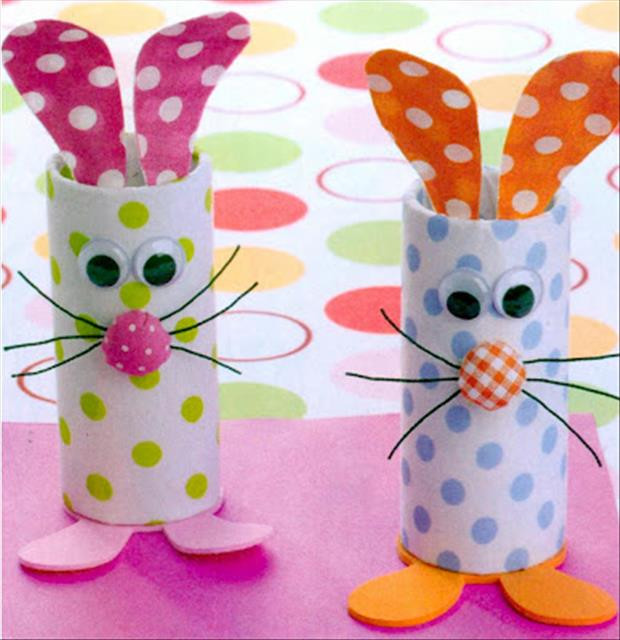 Easter Toilet Paper Roll Crafts
 a toilet paper roll crafts easter bunny Dump A Day