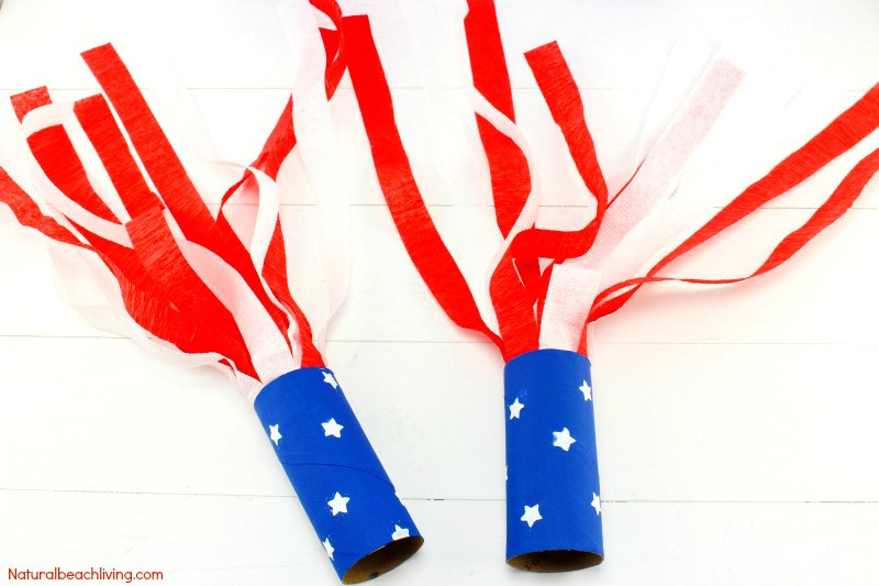 Easy 4th Of July Crafts For Preschoolers
 4th of July Craft Idea Patriotic Kids Blower Natural