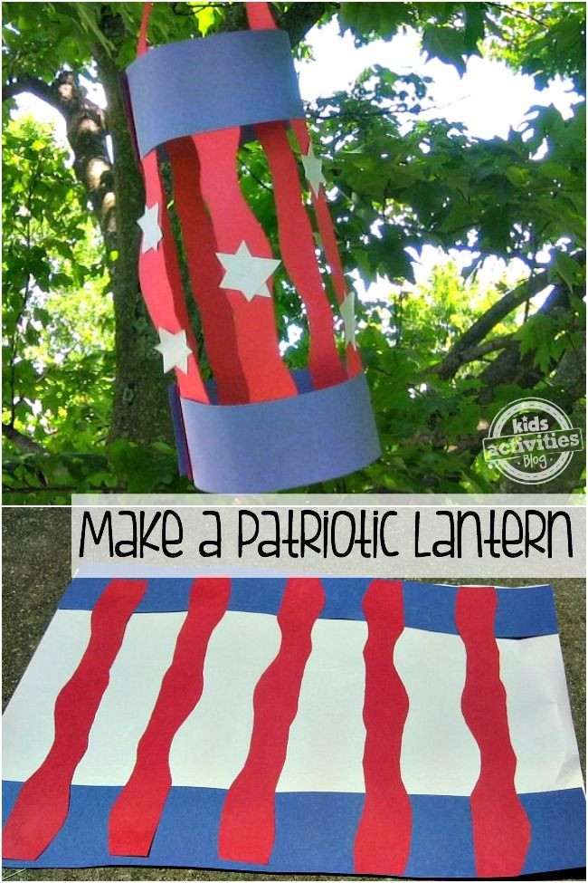 Easy 4th Of July Crafts For Preschoolers
 Make a Patriotic Lantern