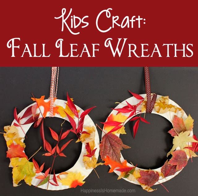 Easy Fall Crafts For Kindergarteners
 Kids Craft Fall Leaf Wreath