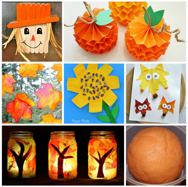Easy Fall Crafts For Kindergarteners
 Easy Fall Kids Crafts That Anyone Can Make Happiness is