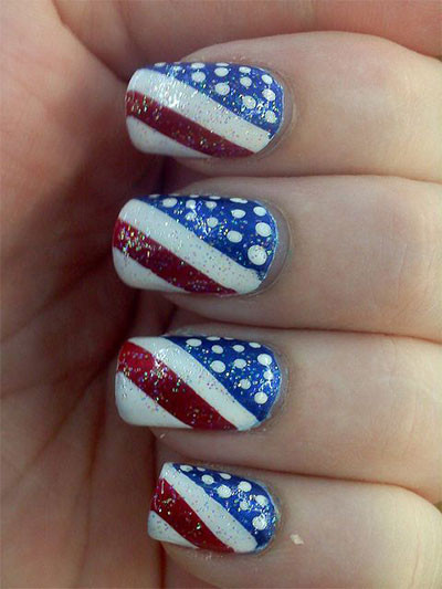 Easy Fourth Of July Nails Design
 10 Amazing Fourth July Acrylic Nail Art Designs Ideas