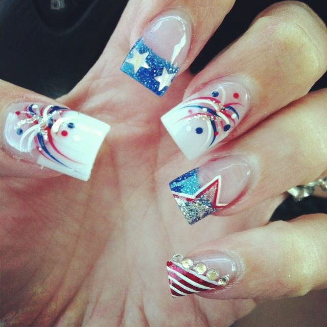 Easy Fourth Of July Nails Design
 4th of July nails