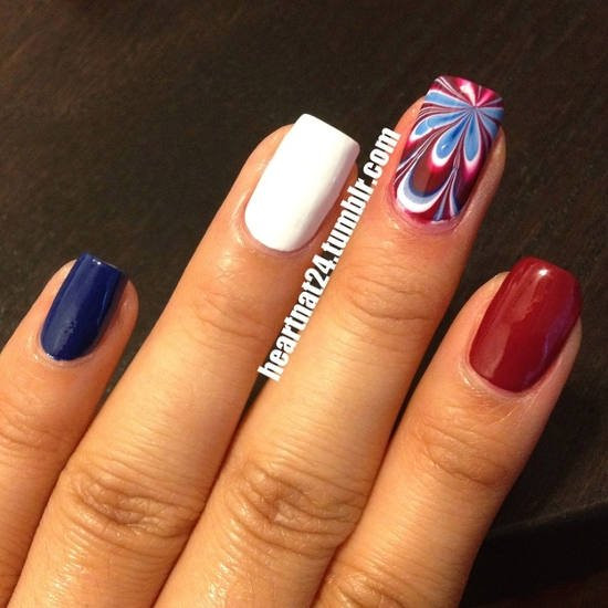 Easy Fourth Of July Nails Design
 Best DIY 4th of July Nail Designs