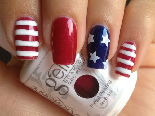 Easy Fourth Of July Nails Design
 Fun and Easy 4th July Nail Designs